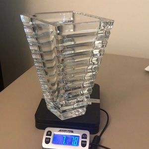 Rogaska Lead Crystal Vase... vintage 1980s